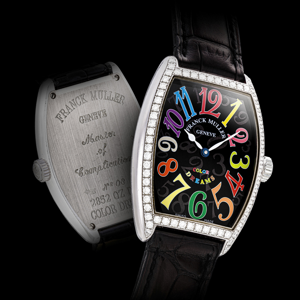 FRANCK MULLER, COLOR DREAMS, WHITE GOLD AND DIAMOND-SET -