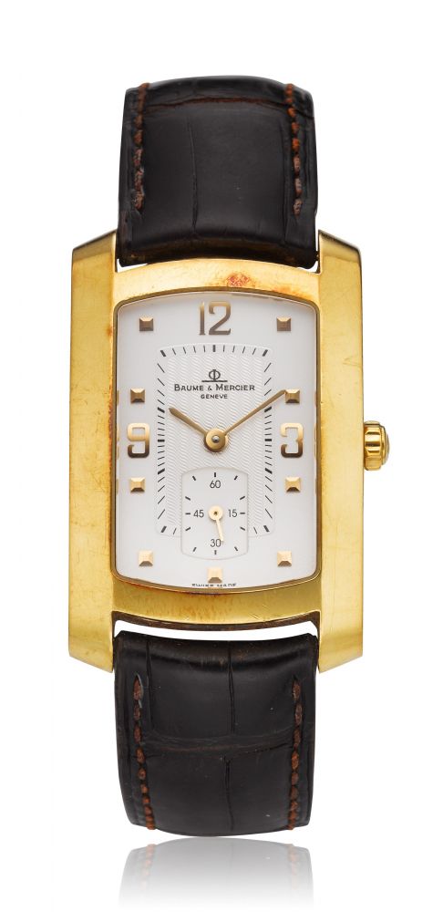 BAUME & MERCIER, 18K GOLD HAMPTON, REF. MV045224 -