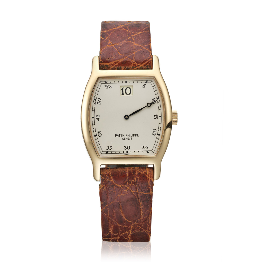 PATEK PHILIPPE, PINK GOLD JUMP HOUR MADE FOR THE 150TH ANNIVERSARY, REF. 3969 -