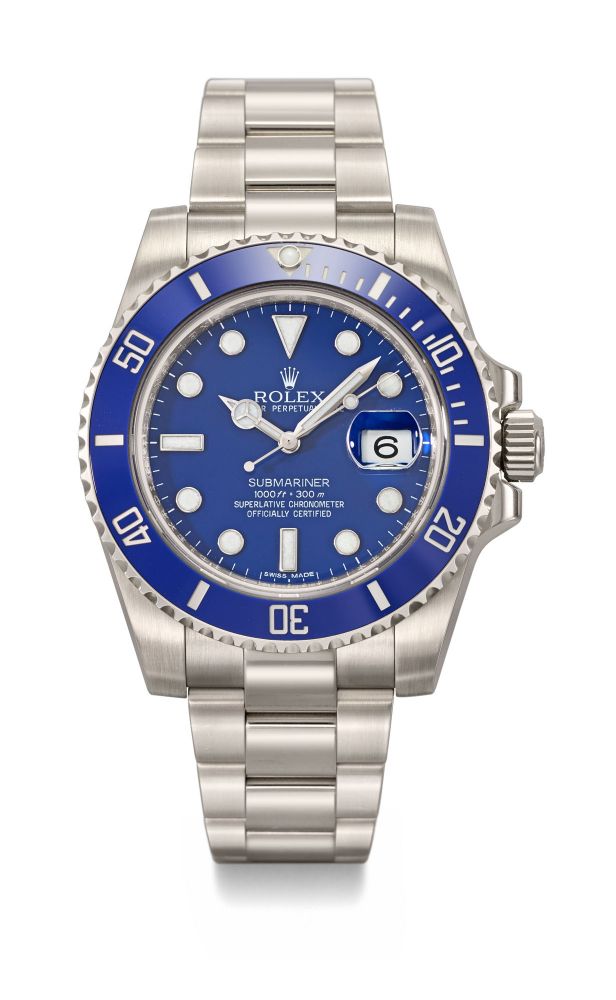 ROLEX, WHITE GOLD SUBMARINER DATE WRISTWATCH, REF. 116619LB - CASE NO. G563917