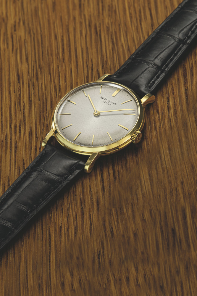 PATEK PHILIPPE. AN 18K GOLD WRISTWATCH
