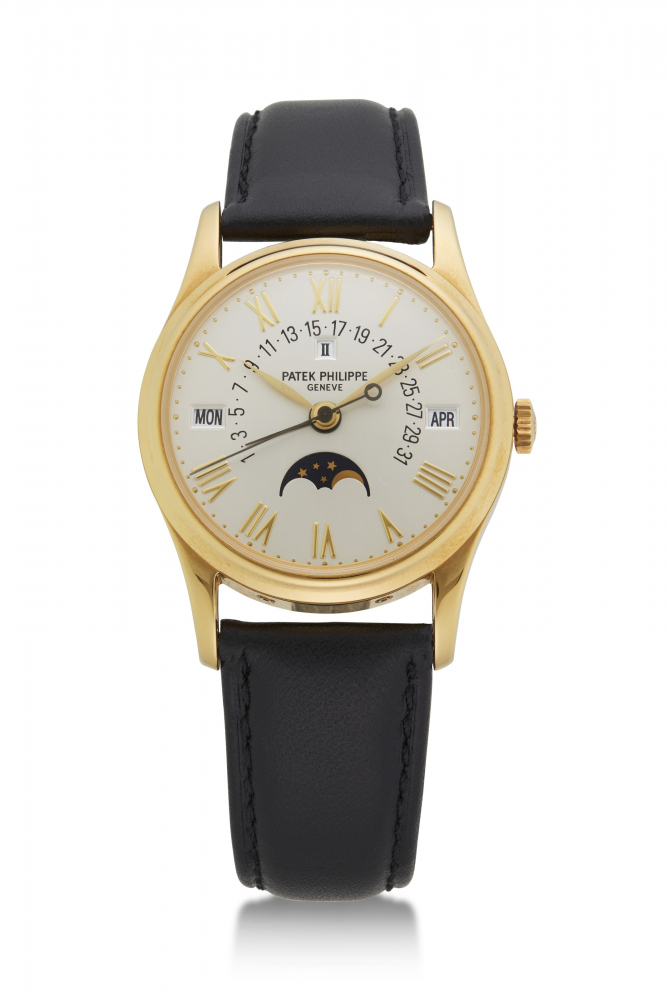 PATEK PHILIPPE, YELLOW GOLD PERPETUAL CALENDAR, REF. 5050J -