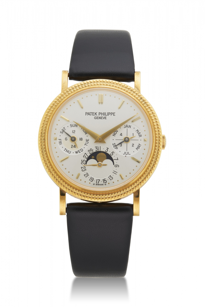 PATEK PHILIPPE, YELLOW GOLD PERPETUAL CALENDAR, REF. 5039J -