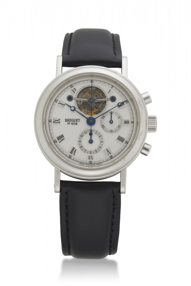 BREGUET, PLATINUM TOURBILLON CHRONOGRAPH, REF. 3577 -
