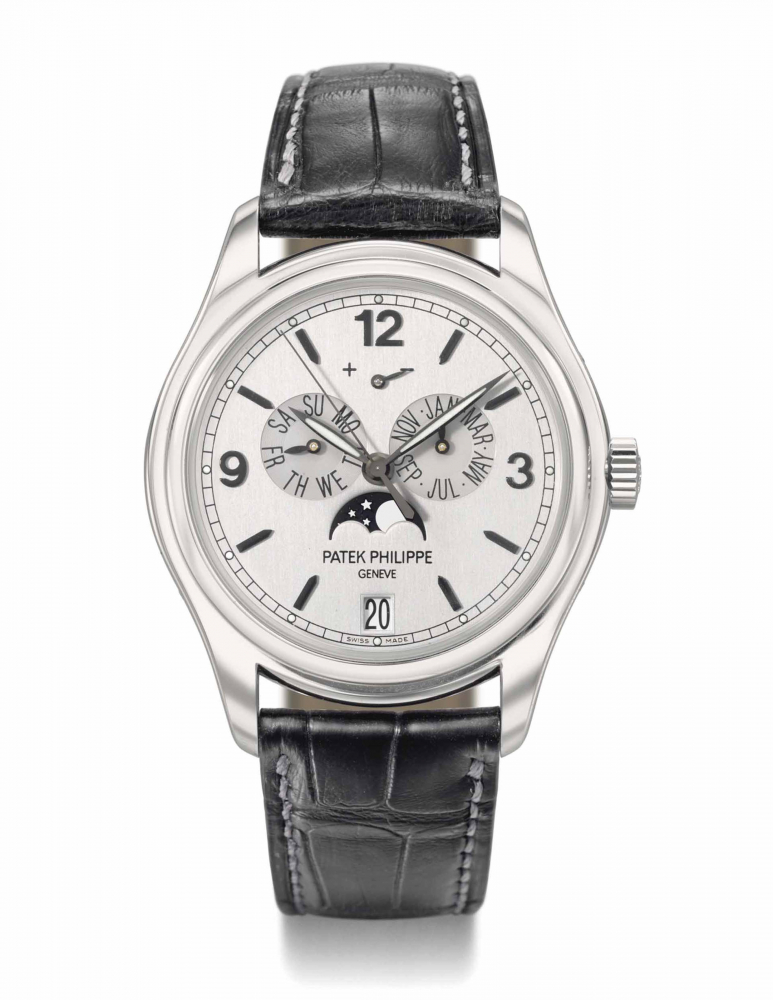 PATEK PHILIPPE, ANNUAL CALENDAR, ADVANCED RESEARCH, 18K WHITE GOLD, REF. 5250G-001, DOUBLE SEALED -