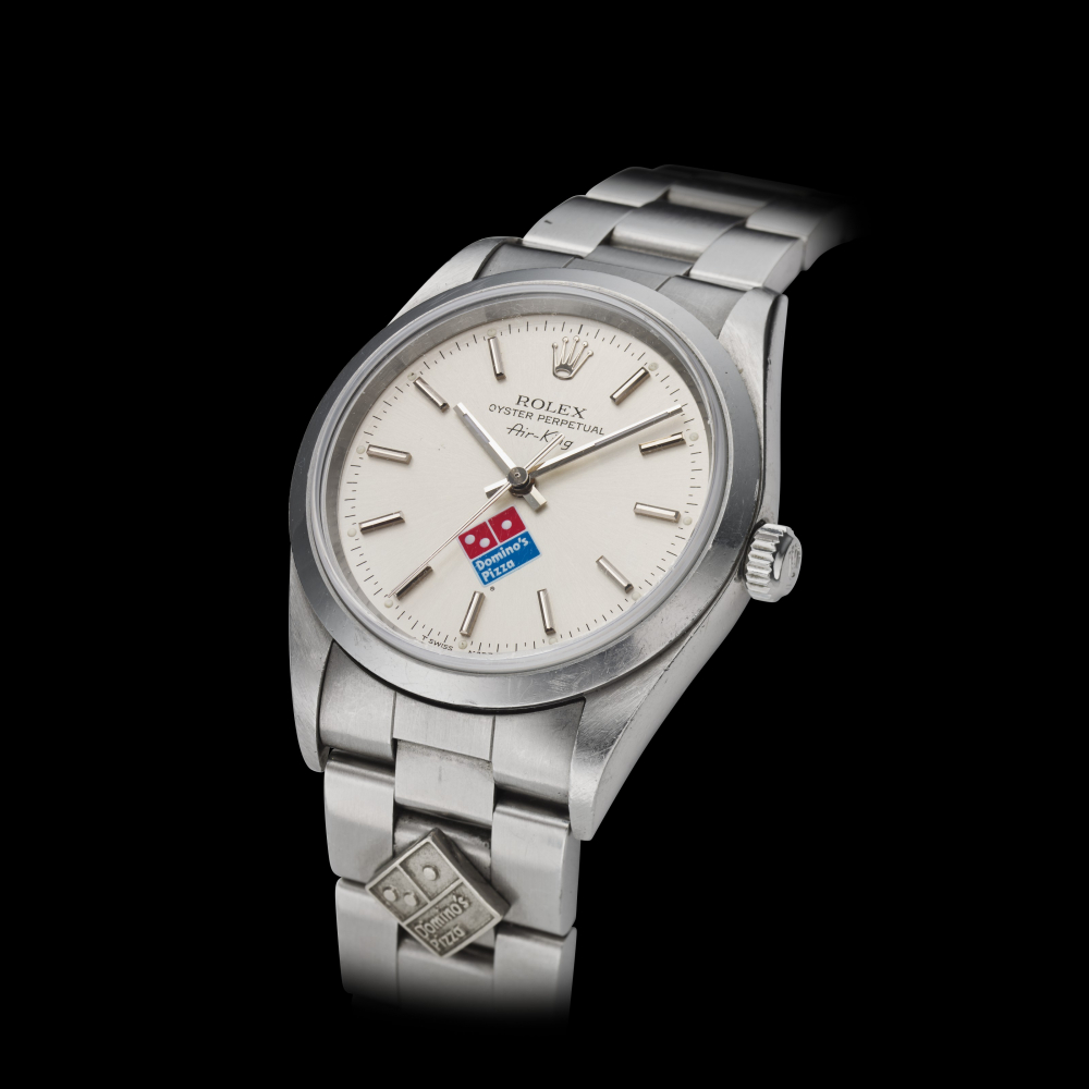 ROLEX, AIR KING, STEEL, DOMINO’S CHALLENGE, REF. 14000 -