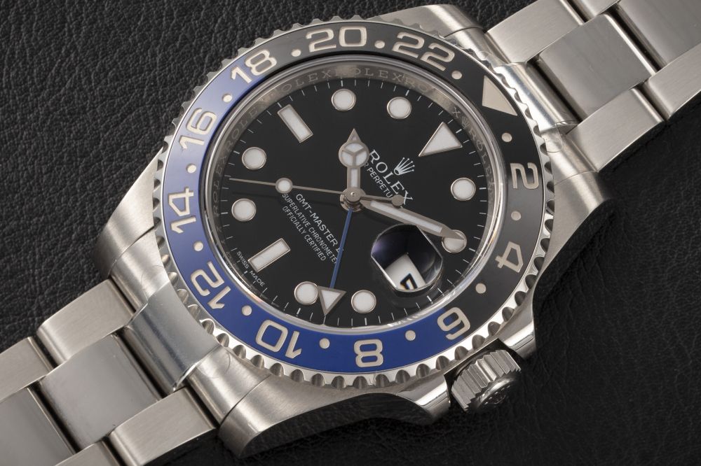 ROLEX, GMT-MASTER II REF.116710BLNR ‘BATMAN’, A STEEL AUTOMATIC DUAL TIME WRISTWATCH - CASE