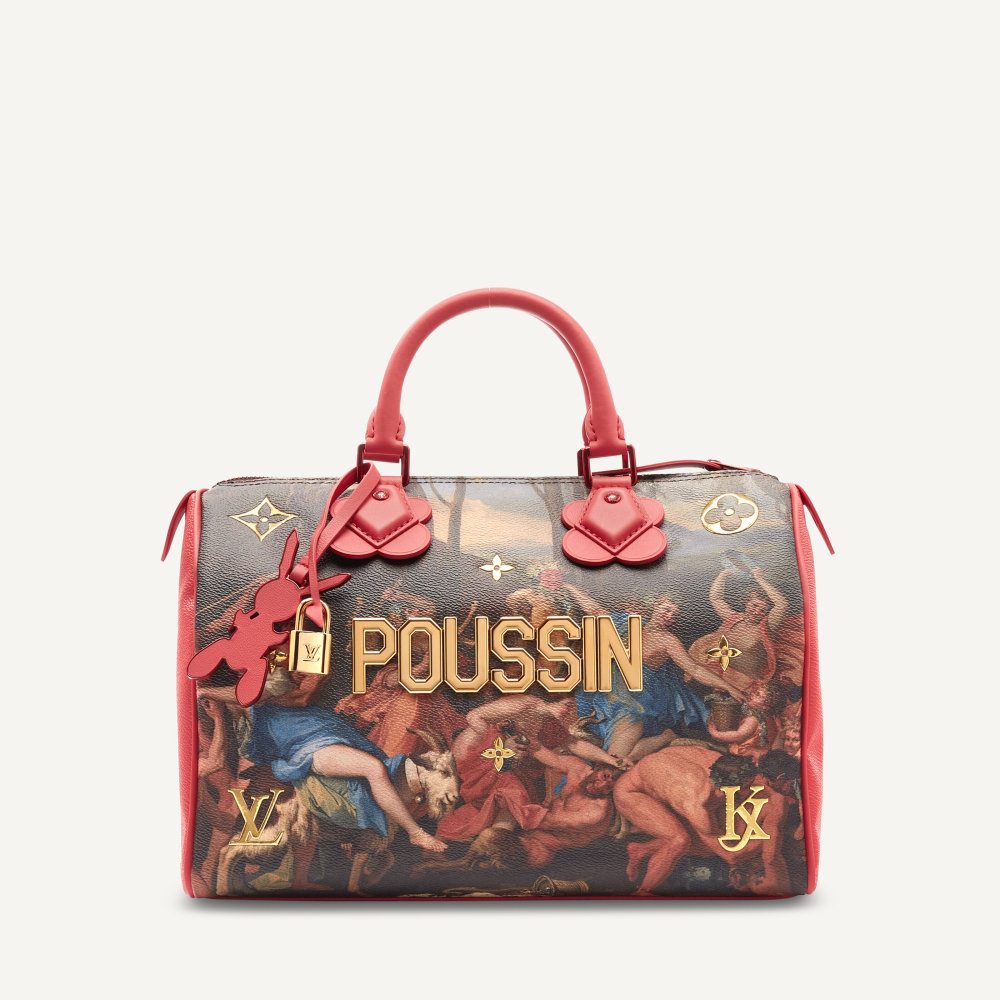 A LIMITED EDITION POUSSIN MASTERS COLLECTION CANVAS & LEATHER SPEEDY 30 WITH GOLD HARDWARE BY JEFF KOONS, LOUIS VUITTON, 2018 | Christie’s