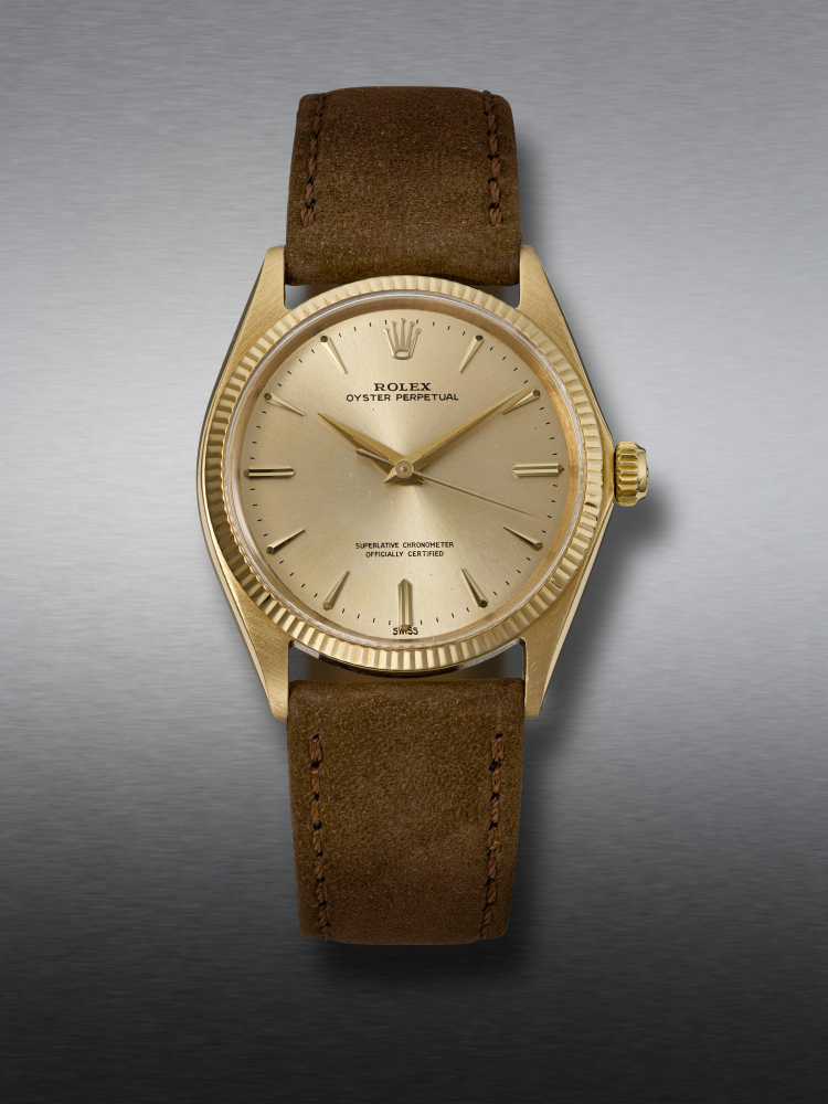 ROLEX, YELLOW GOLD ‘OYSTER PERPETUAL’, REF. 1005