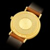BREGUET. AN 18K GOLD AUTOMATIC WRISTWATCH WITH REGULATOR-STYLE DIAL AND DATE, MADE TO COMMEMORATE THE 250TH ANNIVERSARY OF THE BIRTH OF ABRAHAM-LOUIS BREGUET IN 1997