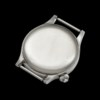 BREGUET. AN EXTREMELY RARE AND VERY WELL PRESERVED STAINLESS STEEL SINGLE BUTTON CHRONOGRAPH WRISTWATCH WITH RARE DIAGONAL REGISTERS