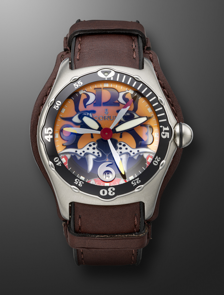 CORUM, LIMITED EDITION STAINLESS STEEL FLYING TIGER 'BUBBLE DIVE BOMBER', REF. 82.180.20" -