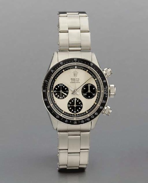Rolex. A fine and rare stainless steel water-resistant chronograph wristwatch with bracelet
