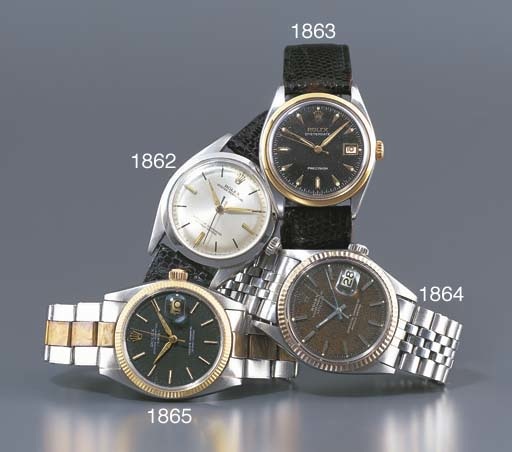ROLEX. A STAINLESS STEEL SELF-WINDING WRISTWATCH WITH SWEEP CENTRE SECONDS