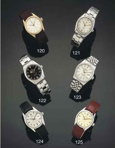 Rolex. A Stainless Steel Centre Seconds Water Resistant Wristwatch with calendar