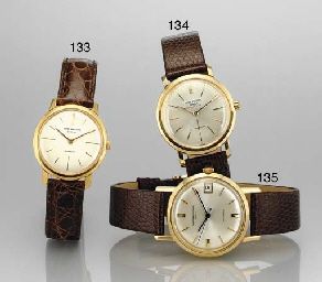 PATEK PHILIPPE. AN 18K GOLD WRISTWATCH