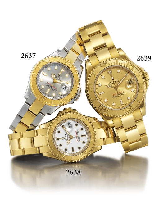 ROLEX. A LADY'S STAINLESS STEEL AND GOLD AUTOMATIC WRISTWATCH WITH BRACELET, CENTRE SECONDS AND DATE