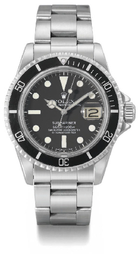 Rolex. A fine and rare stainless steel self-winding water-resistant wristwatch with sweep centre seconds, date and bracelet