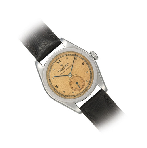 ROLEX, OYSTER PERPETUAL REF. 3370.STAINLESS STEEL SELF-WINDING WRISTWATCH WITH SMALL SECONDS