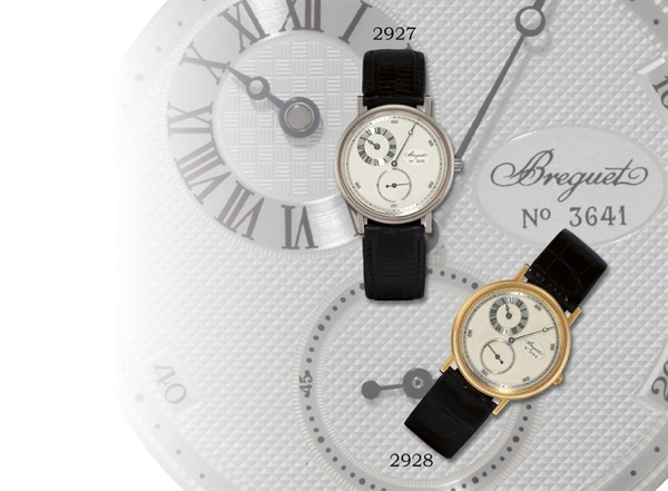 BREGUET, REGULATOR.18K WHITE GOLD MANUAL-WINDING WRISTWATCH WITH REGULATOR DIAL