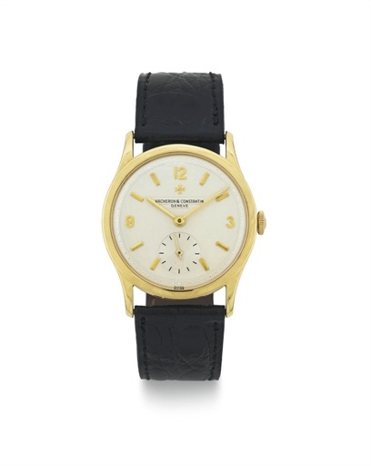 VACHERON CONSTANTIN. AN 18K GOLD WRISTWATCH