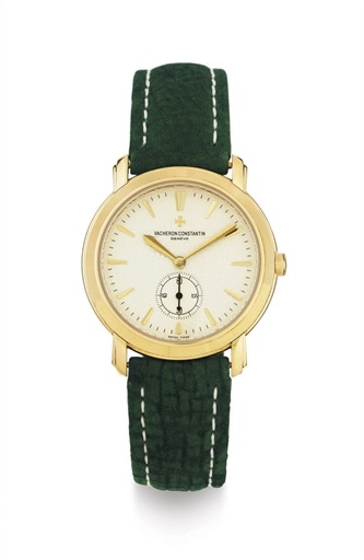 VACHERON CONSTANTIN. AN 18K GOLD WRISTWATCH