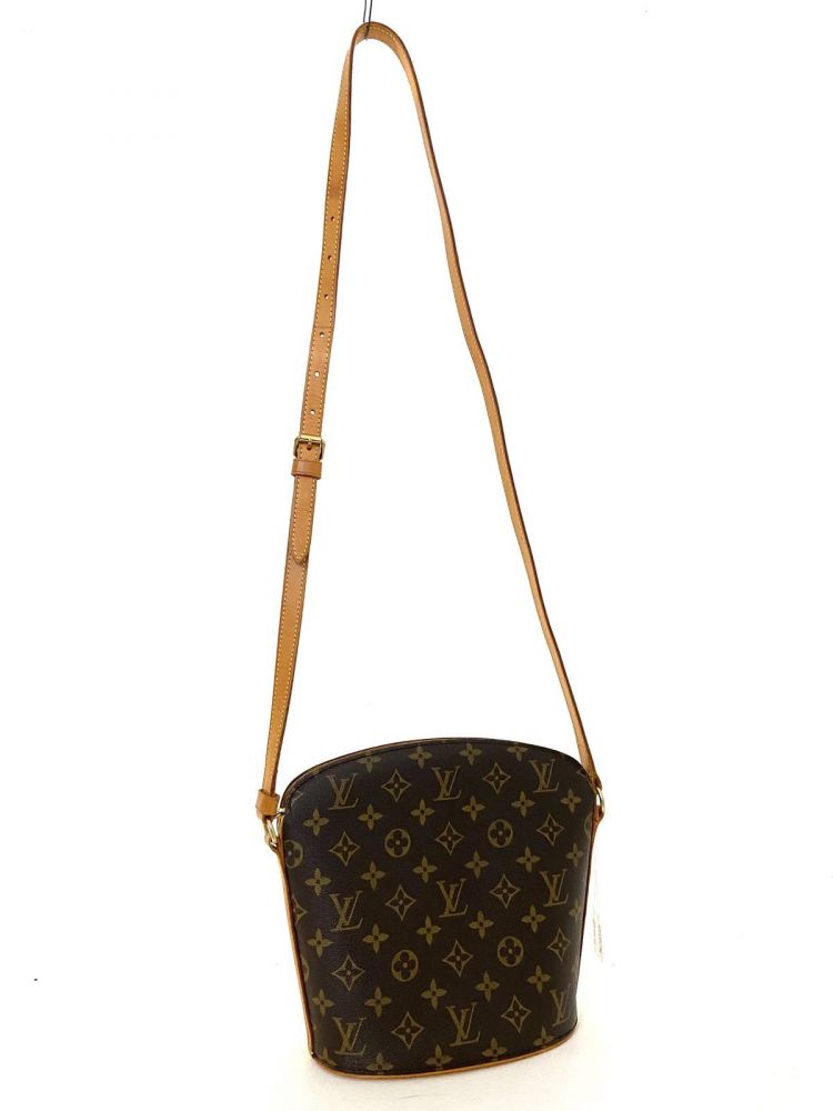 146. Louis VUITTON,Sac DROUOT, toile MONOGRAM... - Lot 146 - Cornette de Saint Cyr maison de ventes