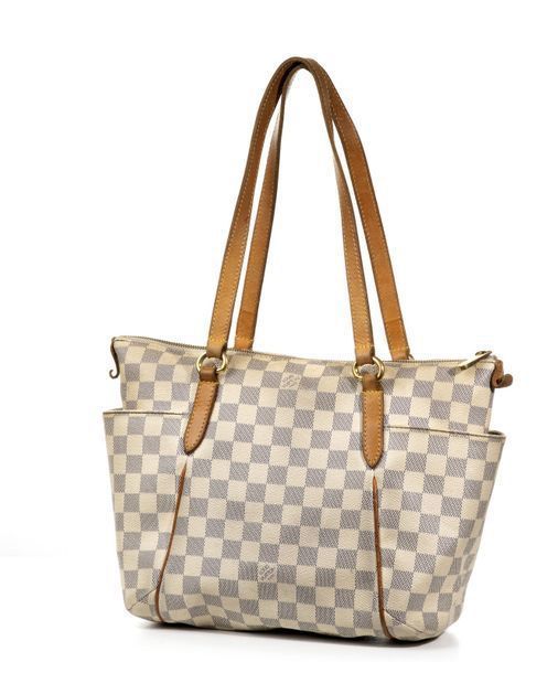210. LOUIS VUITTON,Sac TOTALLY, toile Damier... - Lot 210 - Cornette de Saint Cyr maison de ventes