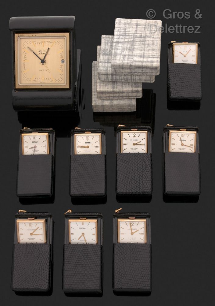Ensemble de 8 montres de poche moderne à... - Lot 7 - Gros & Delettrez