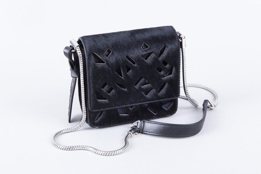 KENZO;Petit sac "Flying" 15 cm en vachette…