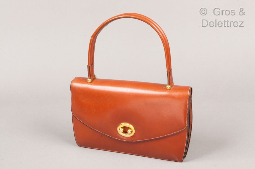 HERMES Paris - Sac Boutonnière 25cm en... - Lot 118 - Gros & Delettrez