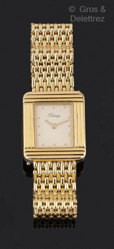 POIRAY - «Ma première» - Bracelet-montre... - Lot 426 - Gros & Delettrez