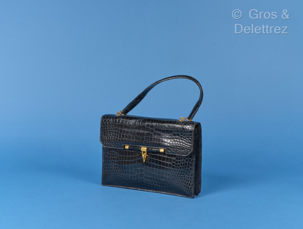  HERMÈS Paris - Sac "Palonnier" 26cm en... - Lot 58 - Gros & Delettrez