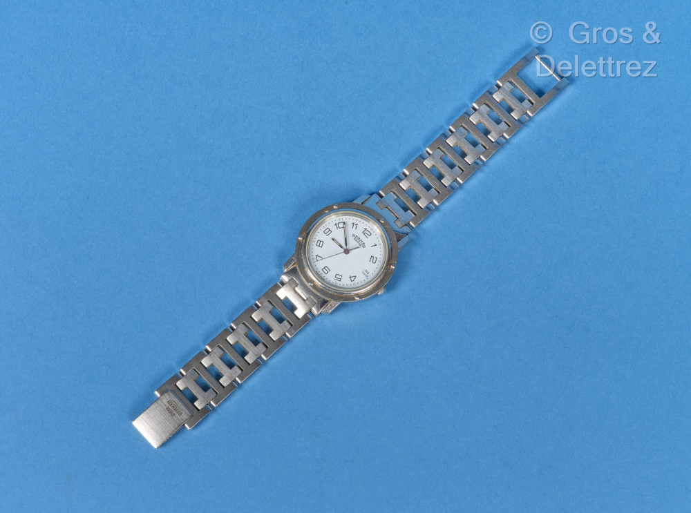 HERMES Paris Swiss made n°751234 - Montre... - Lot 183 - Gros & Delettrez