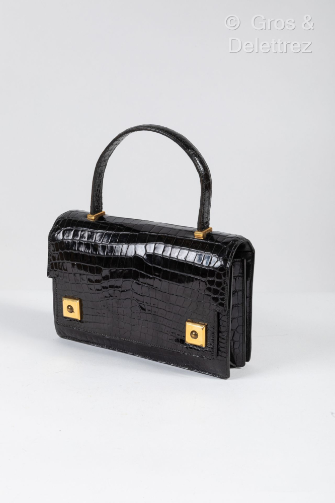 HERMES Paris - Sac "Piano" 25cm en Crocodylus... - Lot 188 - Gros & Delettrez