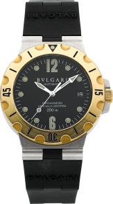 Bulgari SD 38 SG Steel & Gold Diagono Professional....