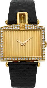Corum Spirit of Ecstasy Diamond & Gold Wristwatch For Rolls.Royce....
