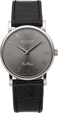 Rolex Unused Ref. 5115/9 White Gold Cellini....