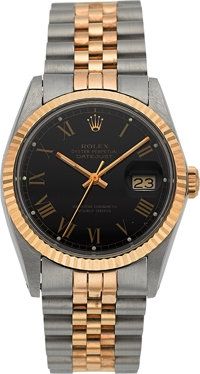 Rolex Ref. 16000 Gent's Two Tone Oyster Perpetual Datejust, circa.1987....