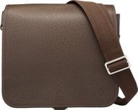 Louis Vuitton Brown Taiga Leather Andrei Messenger Bag..Excellent Condition. 11 Width x 9.5 Height x 3.5.Depth....
