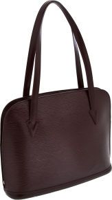 Louis Vuitton Mocha Brown Epi Leather Lussac Bag....