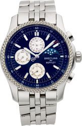 Breitling Bentley Mark IV Stainless Steel & Platinum Special.Edition Chronograph Triple Calendar With Moon Phase....
