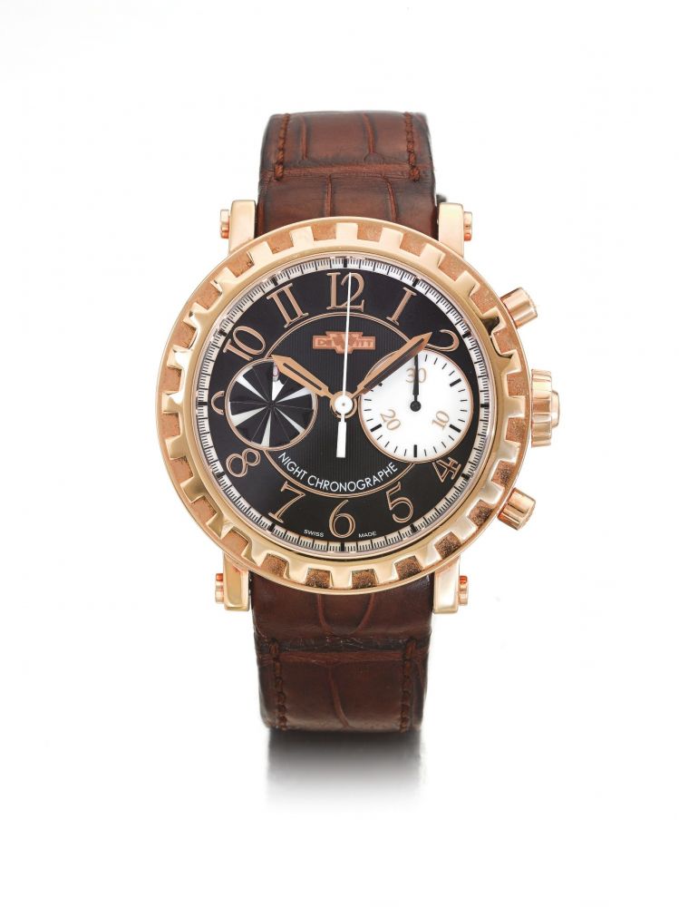 DEWITT | REF 6005.53 NIGHT CHRONOGRAPHE, A LIMITED EDITION PINK GOLD AUTOMATIC CHRONOGRAPH WRISTWATCH CIRCA 2005