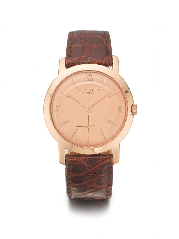 PATEK PHILIPPE | REF 2506/1, A PINK GOLD WRISTWATCH MADE IN 1952