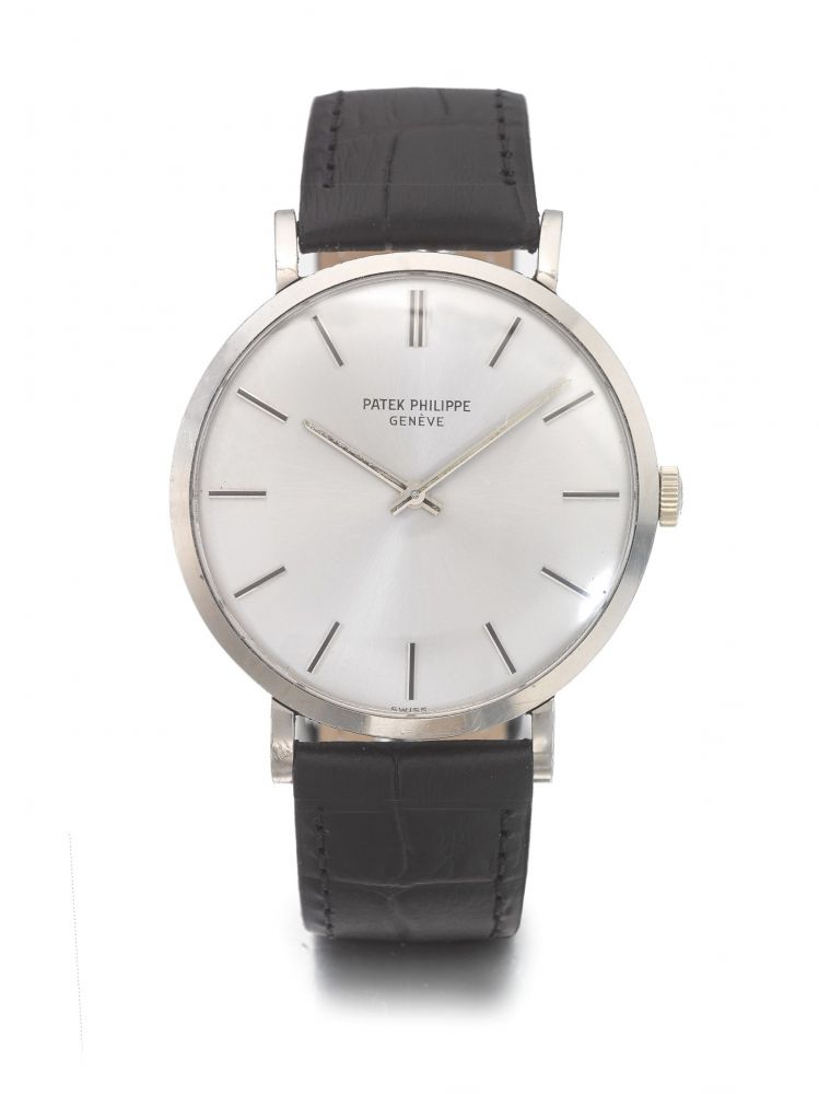 PATEK PHILIPPE | REF 3538 CALATRAVA, A WHITE GOLD WRISTWATCH CIRCA 1960