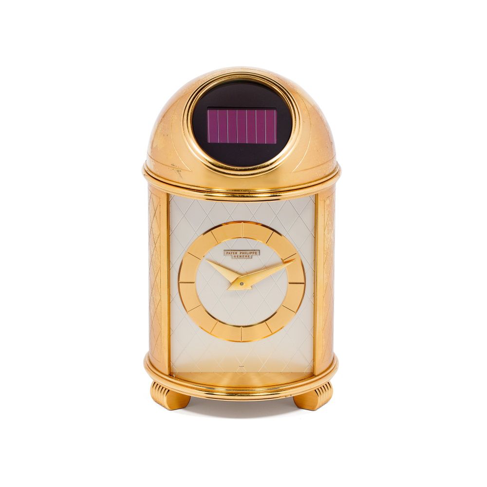 PATEK PHILIPPE | REFERENCE 701 PENDULETTE DÔME, A GILT BRASS DOME CLOCK, MADE IN 1956