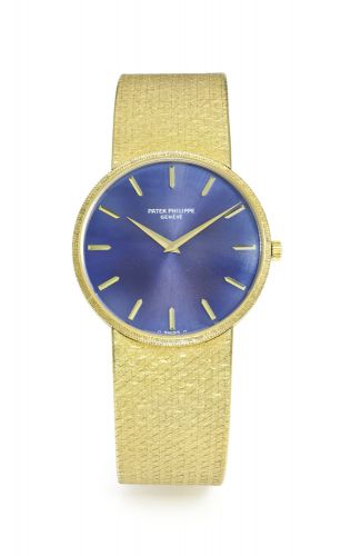 Patek Philippe.A FINE YELLOW GOLD BRACELET WATCH REF 3618/1 MVT 1321753 CASE 2748064 MADE IN 1976