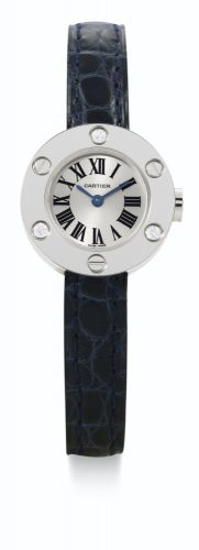 Cartier.A LADY'S WHITE GOLD AND DIAMOND-SET WRISTWATCH LOVE CIRCA 2012