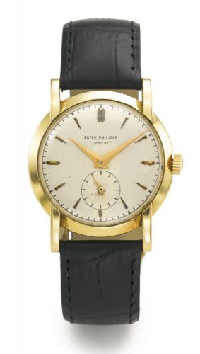 Patek Philippe.A YELLOW GOLD WRISTWATCH REF 2429/1 MVT 958203 CASE 422831 MADE IN 1952