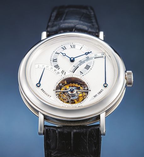 Breguet.A FINE PLATINUM TOURBILLON WRISTWATCH WITH POWER RESERVE AND 24 HOUR INDICATION REF 3657 NO 2920 CIRCA 2000.A FINE PLATINUM TOURBILLON WRISTWATCH WITH POWER RESERVE AND 24 HOUR INDICATION REF 3657 NO 2920 CIRCA 2000